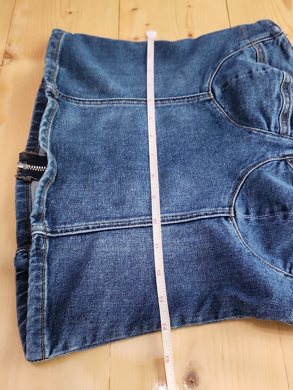 Reformation Chiara Denim Bustier Corset Tie Shoulder Top Size 2 - Picture 13 of 16